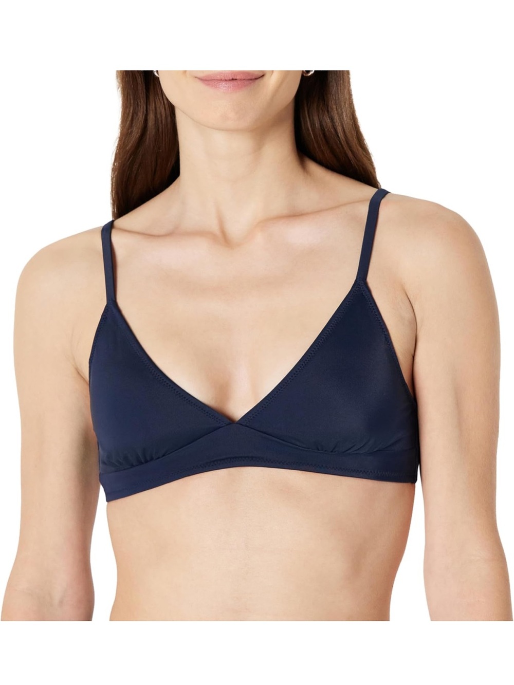 Navy Wireless Triangle Bralette - Women Intimates